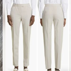 Lafayette 148 Irving Ivory Trousers
